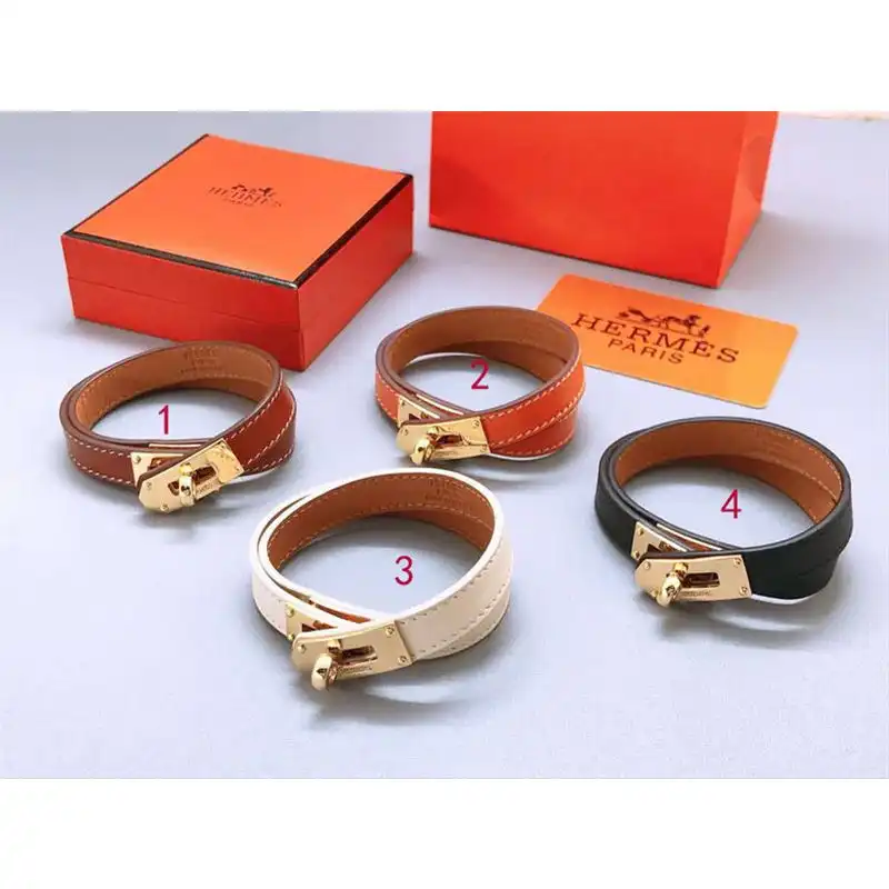 Affordable Hermes Kelly Double Tour Bracelets Box Calfskin 0128