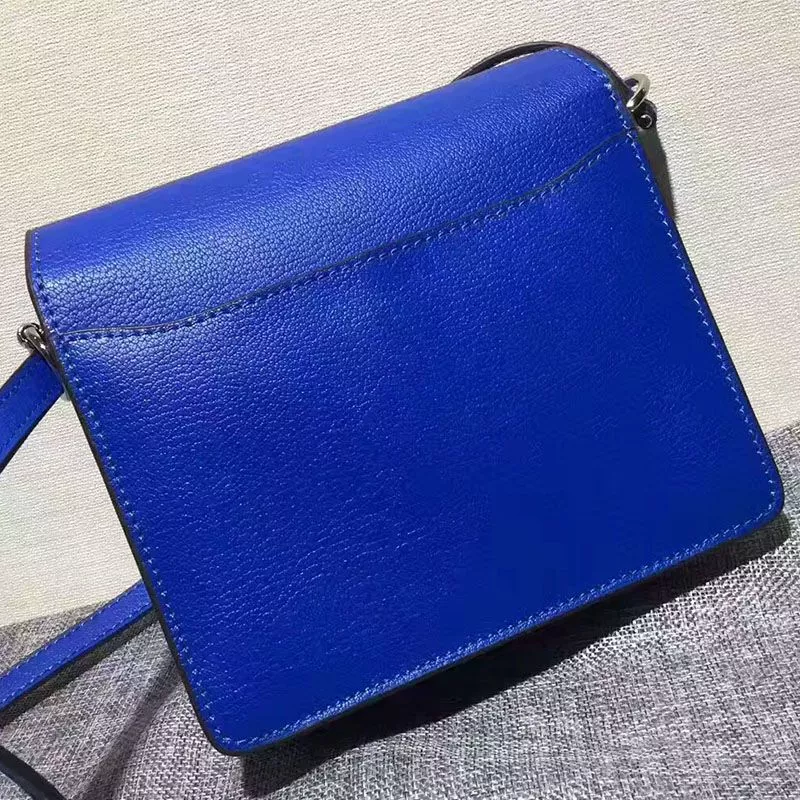 Affordable Hermes Roulis Bag Calfskin Leather Palladium Hardware In Blue 0114