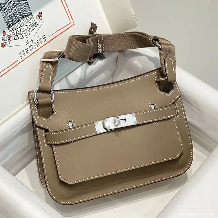 Affordable Leather Mini Khaki Clemence Hermes Hardware Palladium Jypsiere Bag In 0214