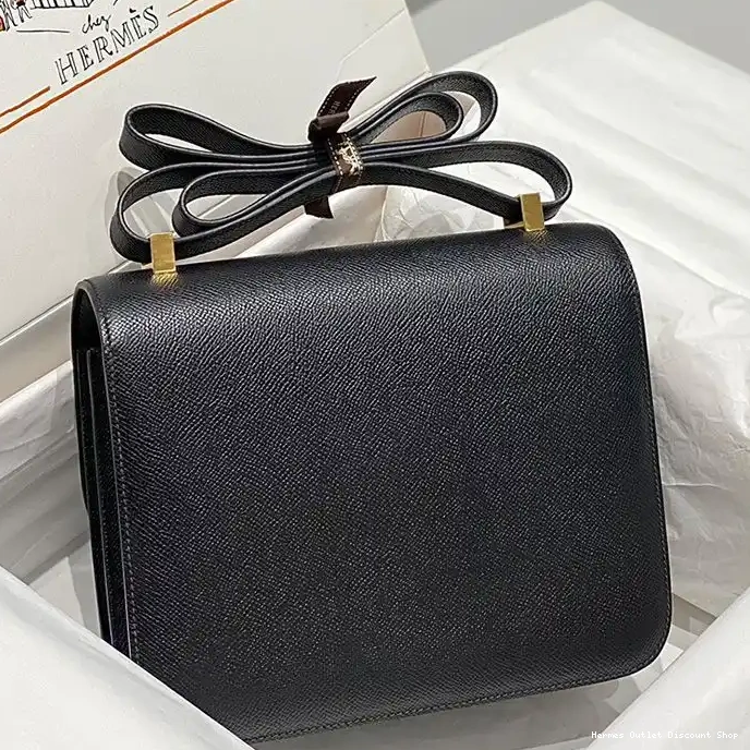 Affordable Gold Leather In Black Epsom Constance Bag Hardware Hermes 0213