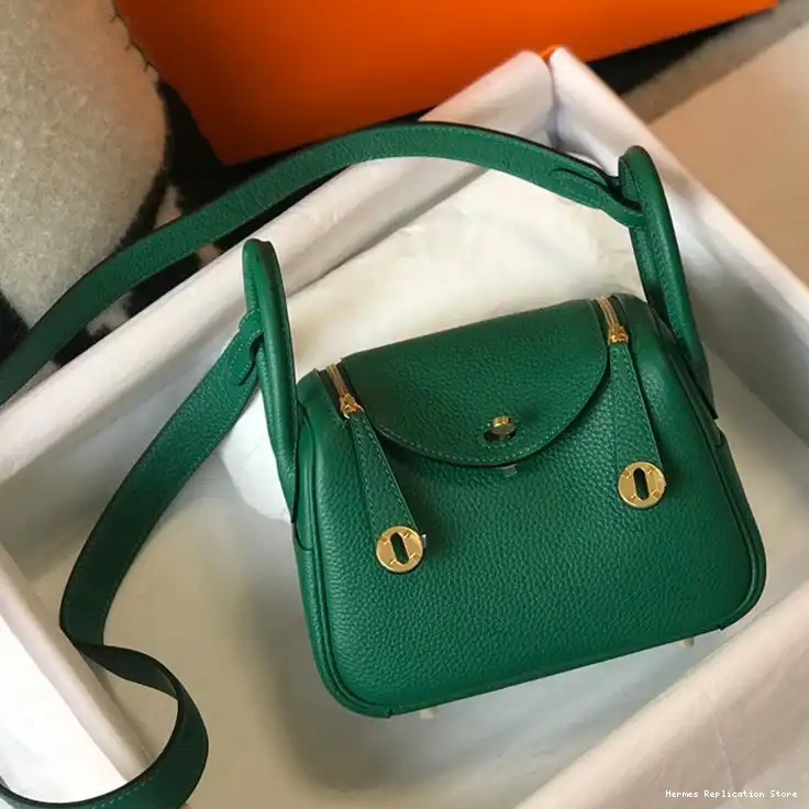 Cheap Lindy Gold In Togo Leather Mini Hermes Bag Hardware Green 0218