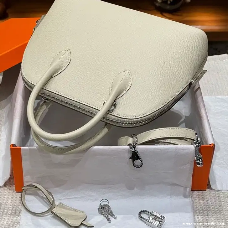 Affordable Hardware Bag Palladium Leather In Bolide Hermes 25 White Epsom 0217