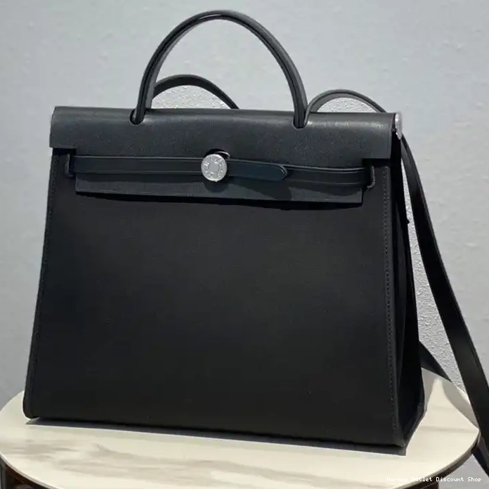 Affordable Bag Hardware Palladium Herbag In Canvas Black Hermes 0223