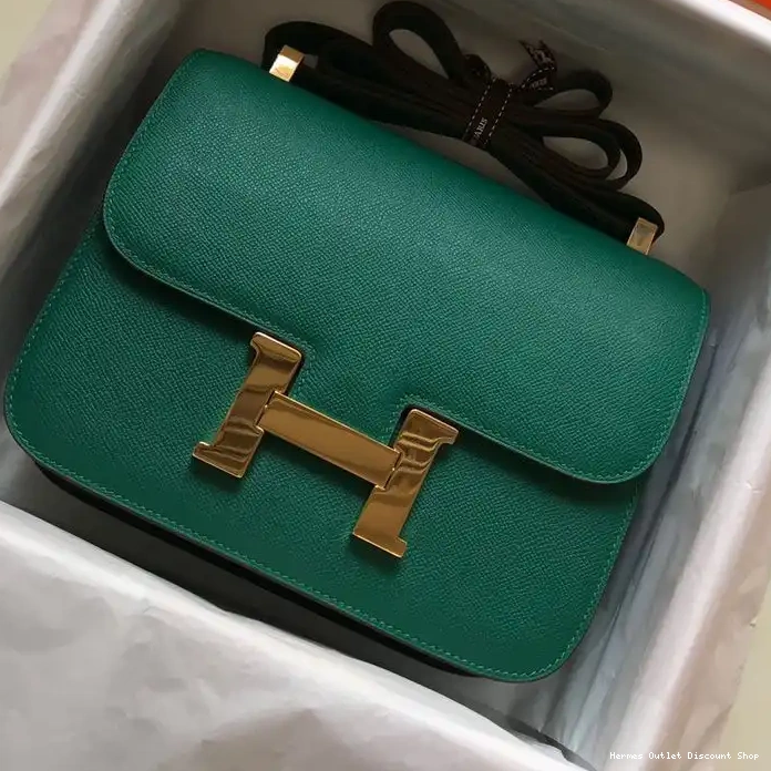 Affordable Constance Epsom Gold Bag Hardware Green In Leather Hermes 0215