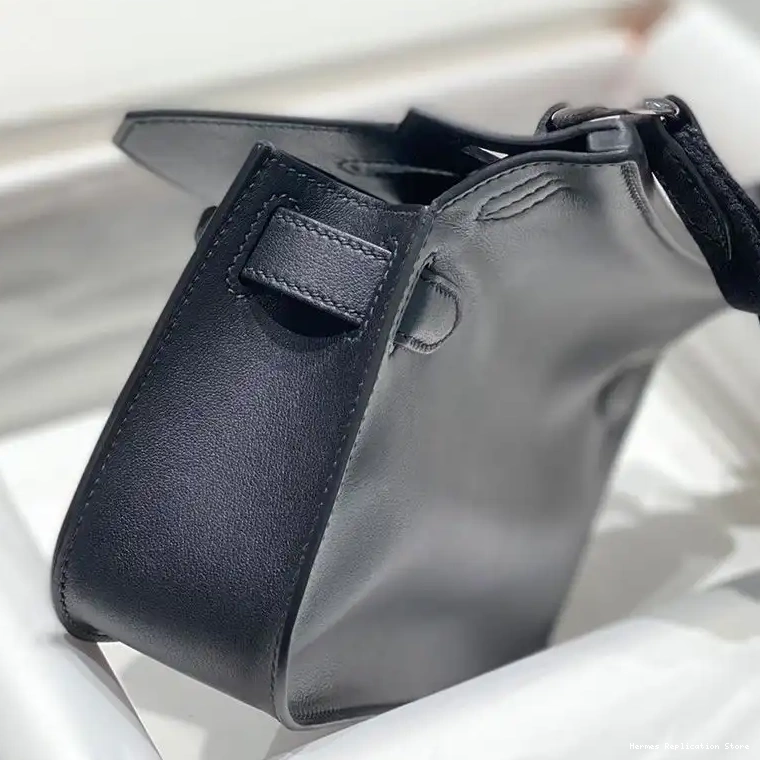 Affordable Leather Mini Hermes Hardware Clemence Black In Palladium Bag Jypsiere 0218