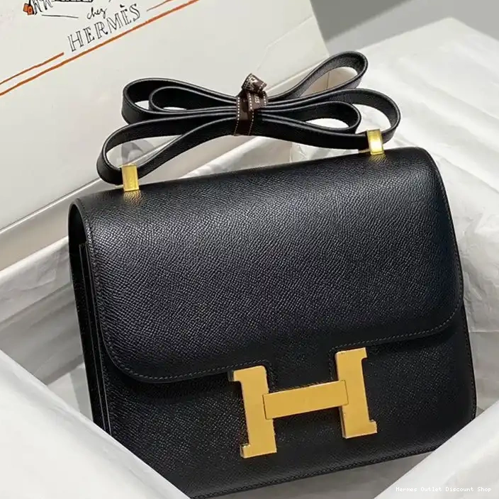 Affordable Gold Leather In Black Epsom Constance Bag Hardware Hermes 0213