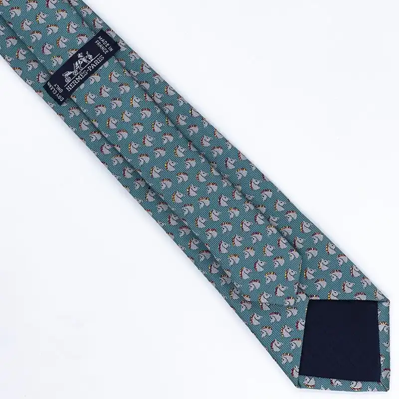 Affordable Hermes Tie 7 Cheval Rebelle Tie In Blue 0204