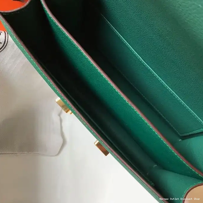 Affordable Constance Epsom Gold Bag Hardware Green In Leather Hermes 0215