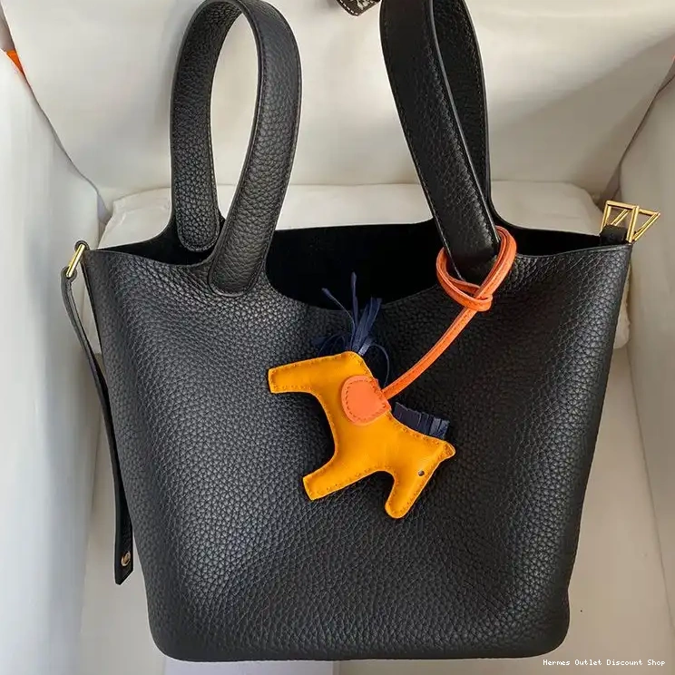 Affordable Palladium Bag Gold Picotin Leather Clemence In Black Hermes Lock Hardware 0215