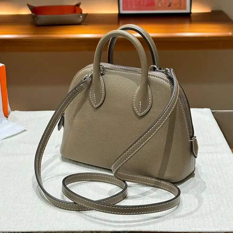 Affordable Bag Palladium Chevre Hermes In Hardware Bolide Leather Mini Khaki 0211