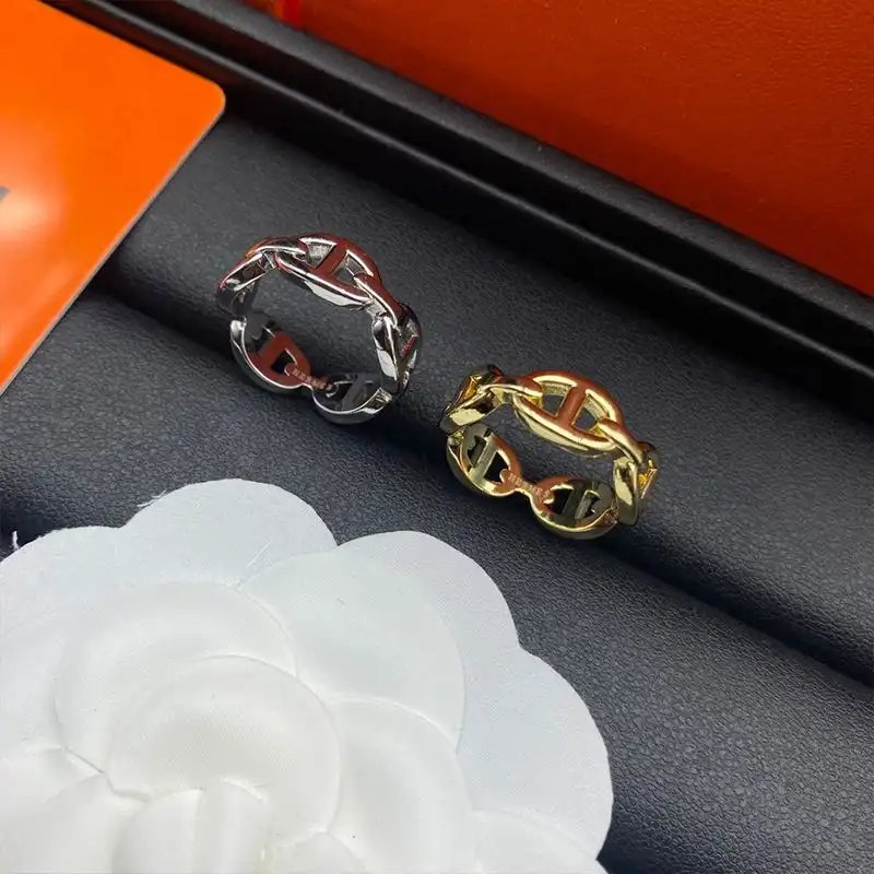 Affordable Hermes Chaine D'Ancre Ring 0203