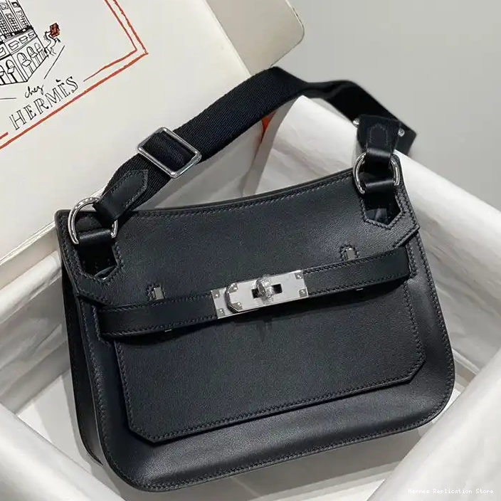 Affordable Leather Mini Hermes Hardware Clemence Black In Palladium Bag Jypsiere 0218