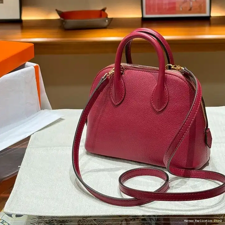 Affordable Gold Bolide In Hardware Bag Red Chevre Mini Leather Hermes 0219