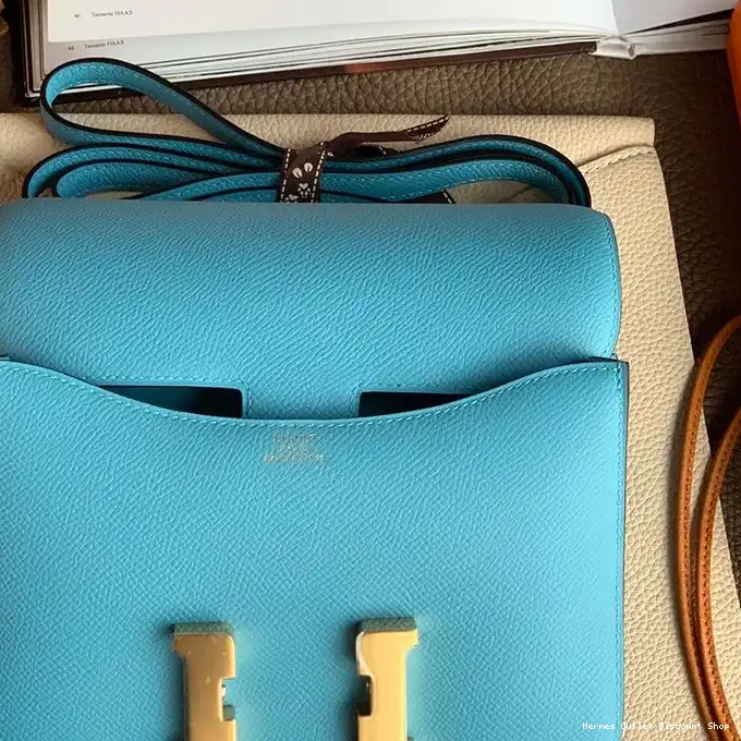 Affordable Bag Gold Epsom Constance Hermes Teal Leather In Hardware 0213