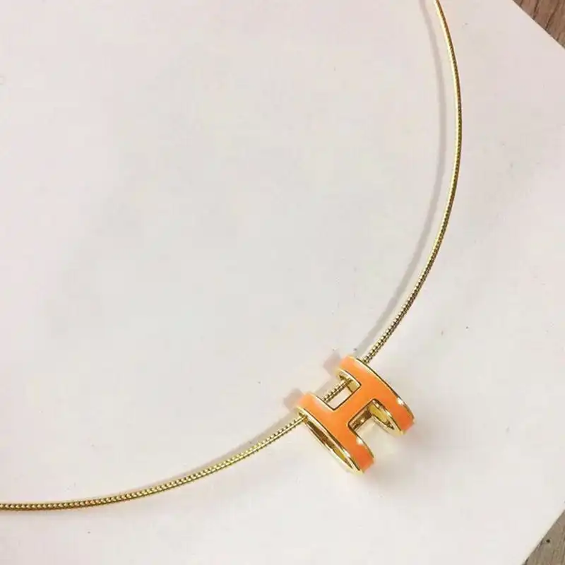 Cheap Hermes Pop H Pendant Chokers 0203