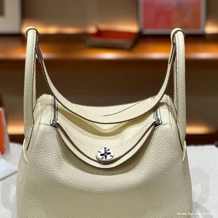 Affordable Hermes Clemence Hardware Palladium Bag White Lindy Leather In 0214